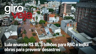 Obras de prevenção tardia e operação de resgate no RS | Giro VEJA