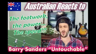 Australian Reacts to Barry Sanders "Untouchable"