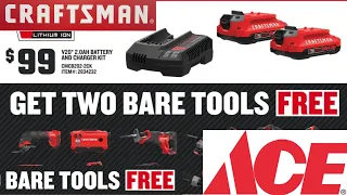Craftsman Days FREE TOOLS SUPER SALE Ace Hardware Lowes FREE TOOLS!
