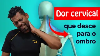 😵Pescoço Travado😵 - Dor cervical que desce p/ o ombro - Exercícios p/ aliviar as dores no pescoço