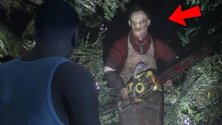 GTA 5 : What Happens If Franklin Visit This House in GTA 5? (Leatherface) | HORROR BHOOT HOUSE