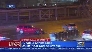 1 Dead, 3 Injured After Shooting On Eisenhower Expressway Near Damen Avenue