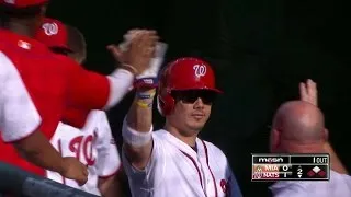 MIA@WSH: Lobaton hits a sac fly to score Drew