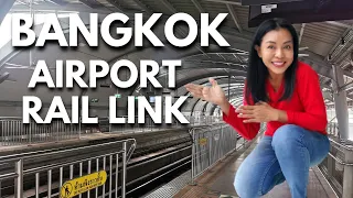 Bangkok Airport Rail Link l Suvarnabhumi Airport #bangkoktravelguide