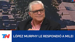 Habló López Murphy tras haber sido llamado "traidor" por parte de Milei: "Elijo no contestarle"