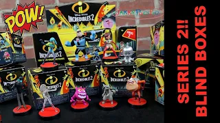 Incredibles 2 Toys—MYSTERY BOXES Mini Supers Collectible Figures by Jakks Pacific COMPLETE SERIES 2!