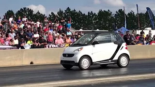 Big Block Mini Cooper vs Smart Car