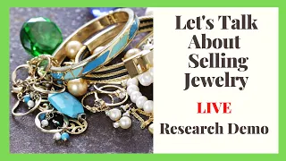 Let's Talk About Selling Jewelry on Ebay - LIVE SHOW - Research Demo