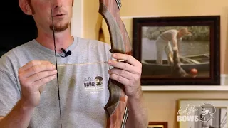 Bob Lee Bow Care - How to Adjust Brace Height on your Recurve or Longbow