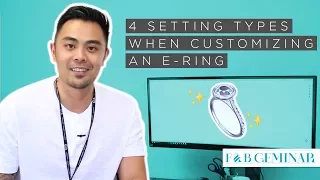 4 Setting Types to Consider When Customizing an Engagement Ring