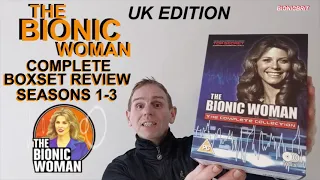 THE BIONIC WOMAN COMPLETE SEASONS 1- 3 BOXSET UK EDITION LINDSAY WAGNER THE SIX MILLION DOLLAR MAN