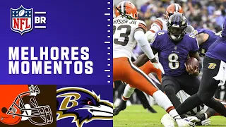 Cleveland BROWNS x Baltimore RAVENS | Lamar Jackson é o REI do NORTE 😎 | NFL 2022 Semana 7