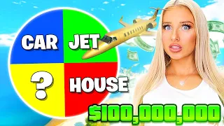 Spin The MYSTERY Wheel and BUY Whatever It Lands On in GTA 5! - Challenge