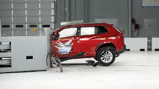 2022 Toyota Corolla Cross driver-side small overlap IIHS crash test