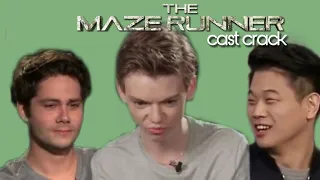 TMR CAST CRACK DURING INTERVIEWS || the maze runner cast