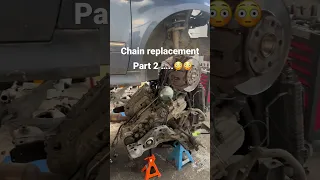 Mercedes-Benz class B chain replacement Part 2…