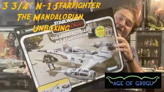 3 34 Hasbro N1 Starfighter ship unboxing