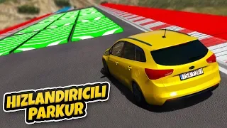 Kia Ailesi Arabalar Yeni Hızlandırıcılı Parkurda - GTA 5