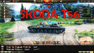 SKODA T56 FUN//LIVEGAMEPLAY//Initial Impressions//Wot Console player on WOT PC// world of tanks