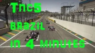 F1 2012 -  TNC5 - Brazil in 4 minutes - ACTION!