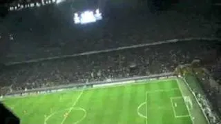 inter vs barca (3-1) (The second goal Celebration) UEFA semi final 2010