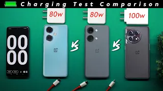 Charging Test🔋| OnePlus Nord CE 3 vs OnePlus Nord 3 vs OnePlus 11R