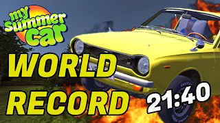 Speedrunning My Summer Car  NEW WORLD RECORD