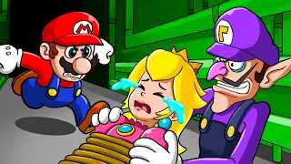 Mario!...Please Save Princess Peach - Mario & Peach Love Story - Super Mario Bros Animation