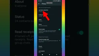 Hide Your Last Seen And Online Status In Gb Whatsapp
