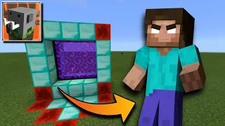 How to Make a Portal to Herobrine Dimension in Craftsman: Building Craft