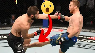 What's Up With Justin Gaethje's Nasty Calf Kicks