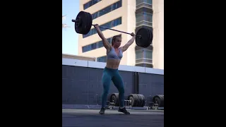 Strong Athlete - Weightlifting Training For Olympic Games | Brute Lifting Girls #shorts