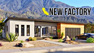 A New PREFAB HOME Factory in California Aims to Build more than a Home Per Day!!