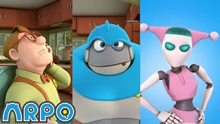 No No Nannybot | ARPO The Robot Classics | Full Episode | Baby Compilation | Funny Kids Cartoons