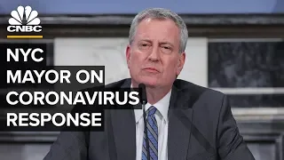 NYC Mayor Bill de Blasio holds a briefing on coronavirus response - 4/9/2020