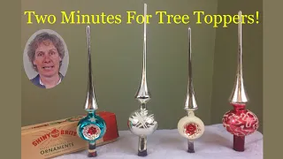 Shiny Brite Vintage Christmas Tree Toppers