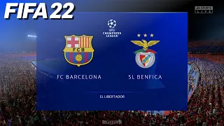 FIFA 22 - FC Barcelona vs. SL Benfica | Champions League