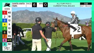 Barristan the Bold (GB) wins Race 6 on Saturday, February 10 at Santa Anita Park