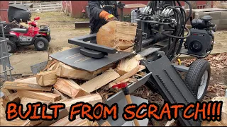 #328 I Can't Believe He Built This Log Splitter From Scratch!!!