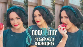 Disney’s Snow White Inspired Makeup and Hair Tutorial 🍎