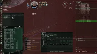 EVE Online Finding Wormhole and Mining Ore From Within