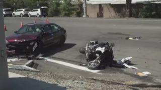 CHP motorcycle officer seriously injured in crash near Auburn