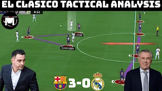 Barcelona 3-0 Real Madrid Tactical Analysis | Xavi And Ancelotti's New Tactics |