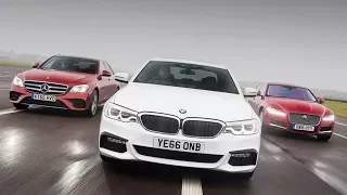 Mercedes E-Class vs BMW 5 Series vs Jaguar XF