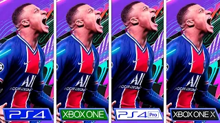 FIFA 21 | PS4 - PS4 Pro - ONE - ONEX | 4K Graphics Comparison & FPS