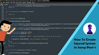 How To Create Injured System In Samp Part-1 #6 | Pawn Scripting Tutorials