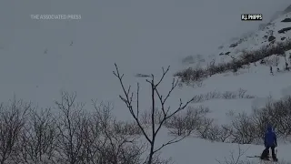 Snowboarder caught on video escaping New Hampshire avalanche