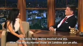 Naya Rivera Glee on The Late Late Show with Craig Ferguson 03 02 13 Subtitulos en Español