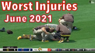 MLB  Worst Injuries June 2021