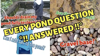 TOP 25 KOI FISH POND questions ANSWERED! MUST WATCH!! EVERYTHING you need to know **